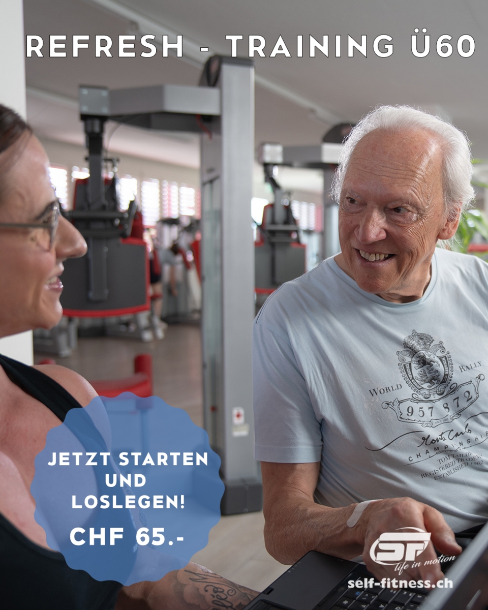 ANGEBOT Ü60-TRAINING - VITAL BIS INS HOHE ALTER